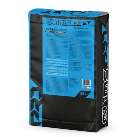 Ремонтная смесь GLIMS®PRO CRT-60 безусадочная тиксотропного типа Ремонтная смесь GLIMS®PRO CRT-60 безусадочная тиксотропного типа