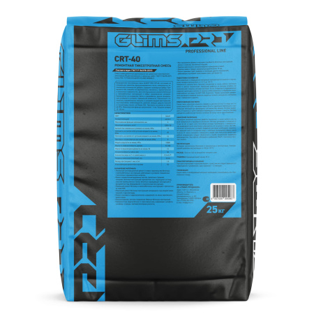 Ремонтная смесь GLIMS®PRO CRT-40 безусадочная тиксотропного типа Ремонтная смесь GLIMS®PRO CRT-40 безусадочная тиксотропного типа