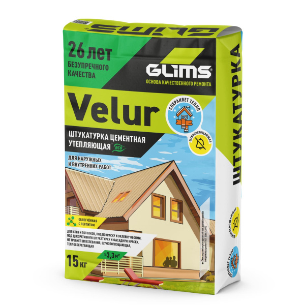 Штукатурка цементная GLIMS®Velur Штукатурка цементная GLIMS®Velur