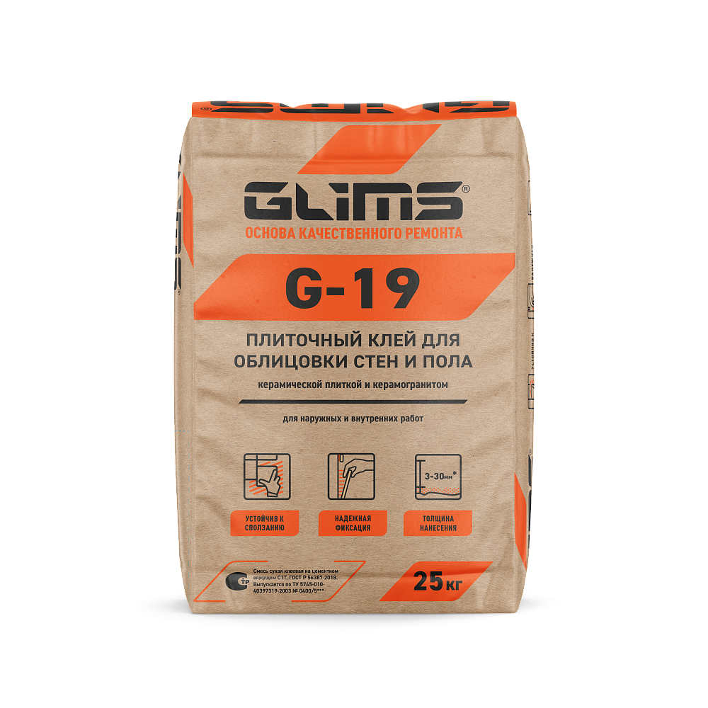 GLIMS G-19 Плиточный клей 